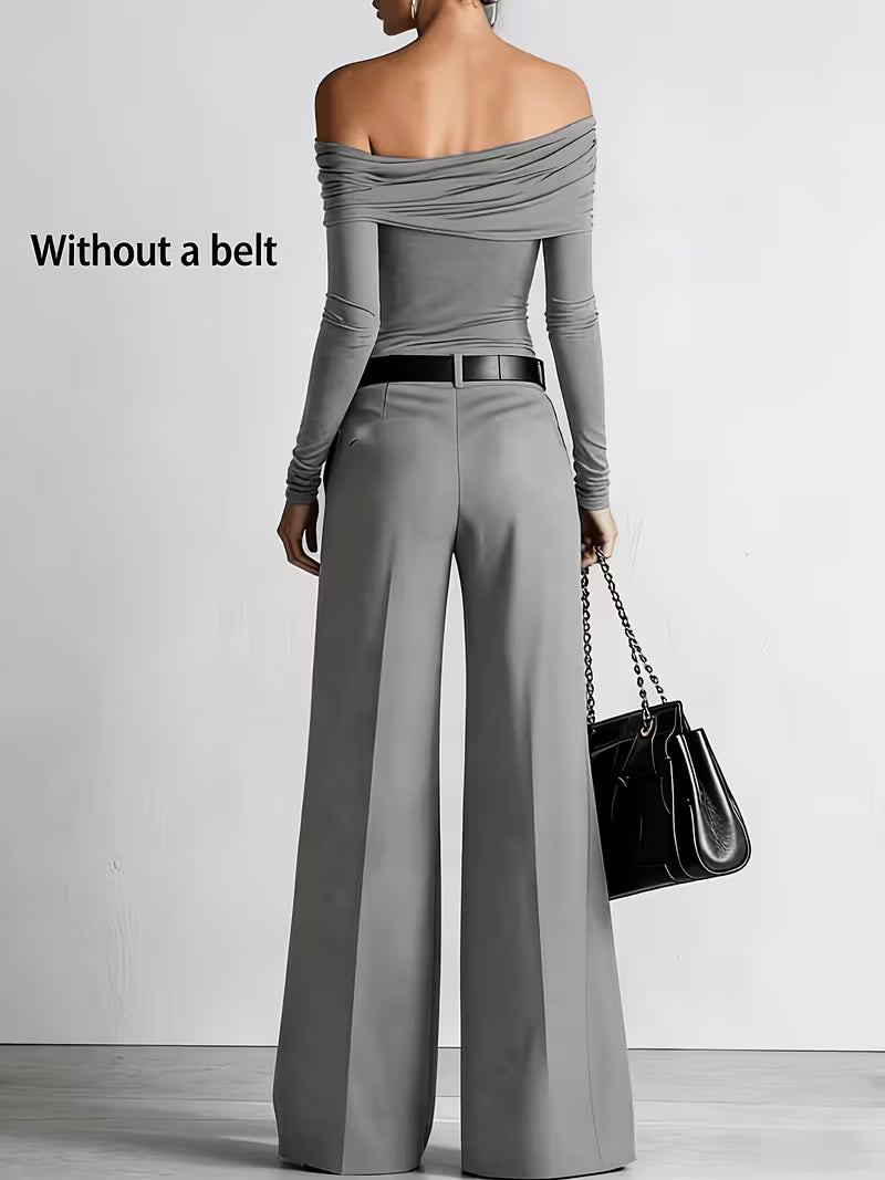 Women's Elegant Trousers, Belt-Free