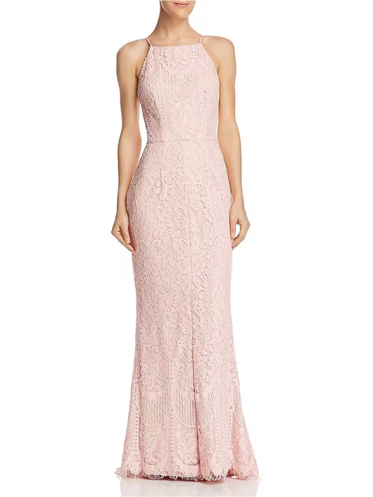 Aqua Womens Sleeveless Fit & Flare Dress