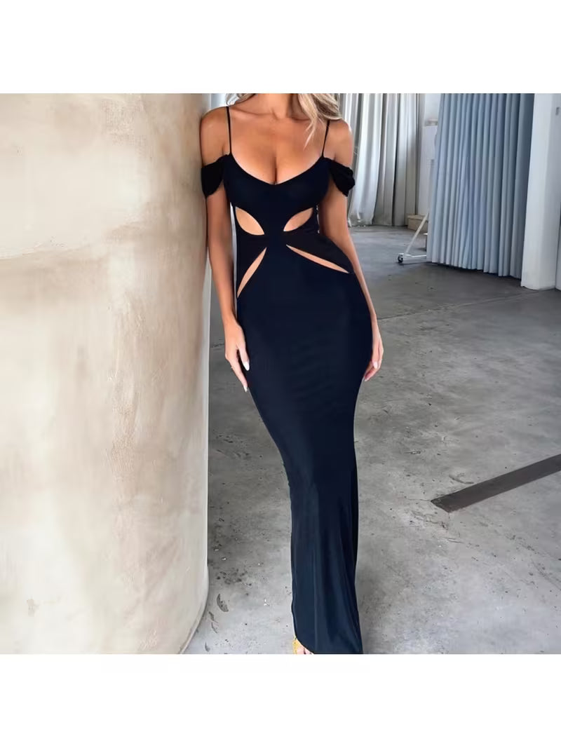 Women'S Clothing, New Spring-Summer Elegant Dress with a High-End Feel, High-Waisted Evening Gown