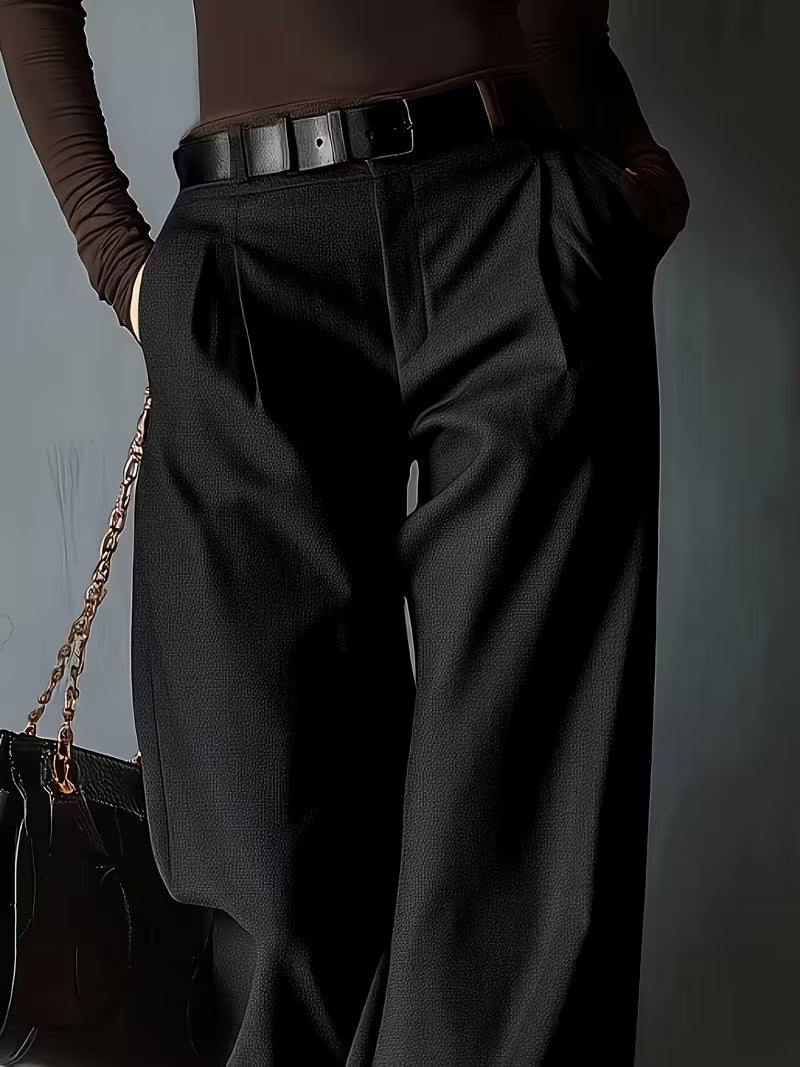 Women's Elegant Trousers, Belt-Free