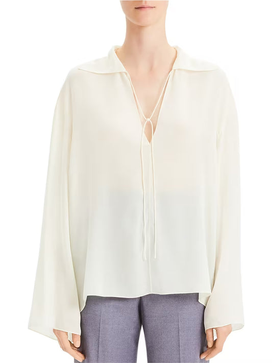 Womens Chiffon Sailor Pullover Blouse