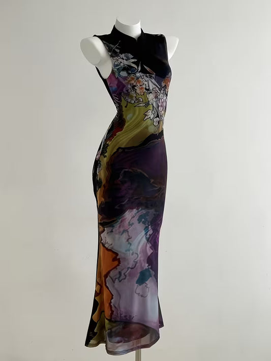 New Spring/Summer Styles | New Chinese Style | Cheongsam | And Figure-Flattering | Elegant Temperament | Suitable for Daily Commute, Gatherings, Business Occasions | Beautiful Women'S Dress
